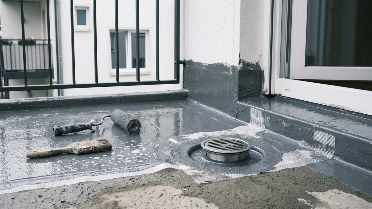 Balkon abdichten 2026: Anleitung, Material & Kosten/m²