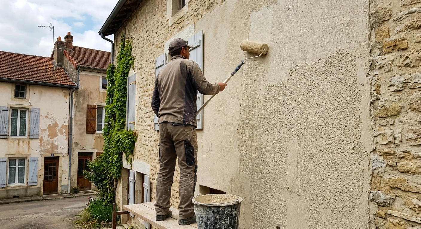 Crépi au Rouleau : Application, Gros Grain, Étapes 2026