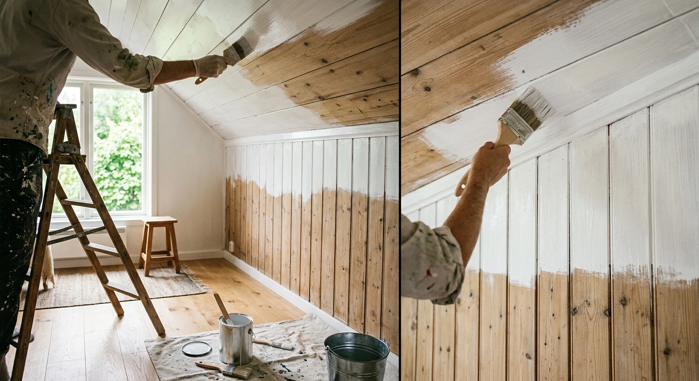 Holzfarbe & Holzlack innen 2026: Wand, Decke & Möbel