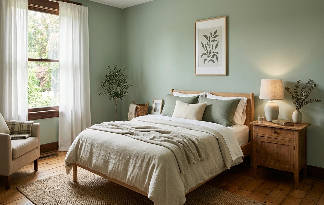 Schlafzimmer streichen 2026: Top 15 beruhigende Farben