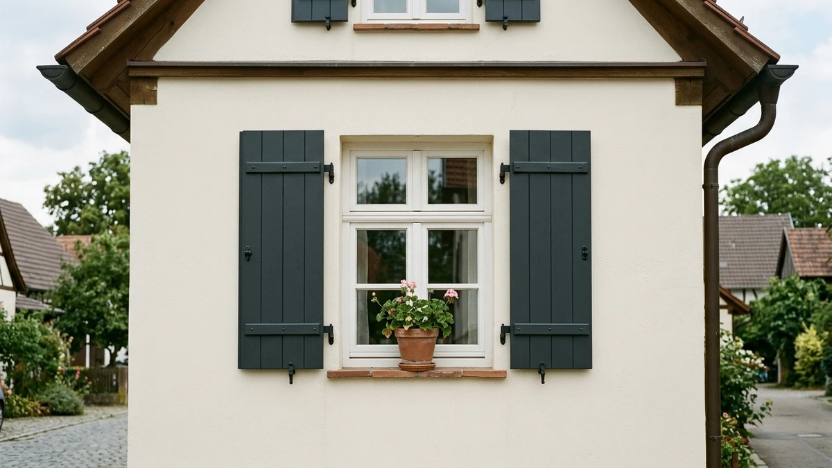 Fensterläden und Klappläden streichen 2026: Holz und Metall