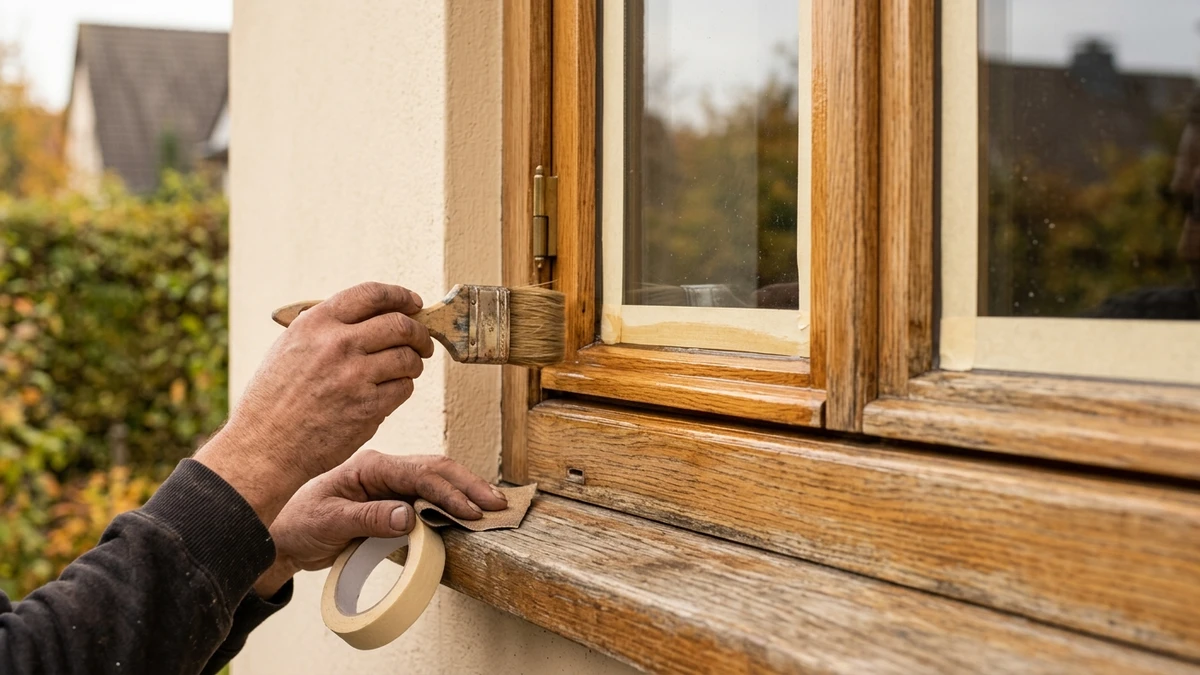 Holzfenster pflegen und Wetterschutz auffrischen 2026