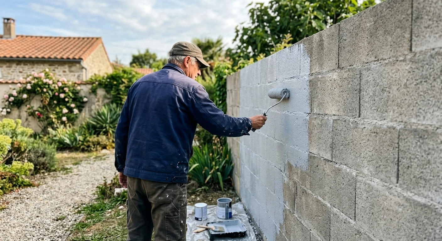 Peindre un Parpaing Extérieur : Peinture, Enduit, Étapes 2026