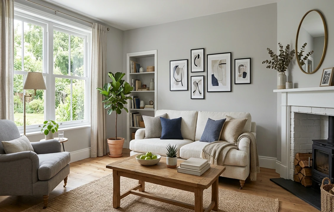 Benjamin Moore Equivalent of Behr Dolphin Fin (+ SW)