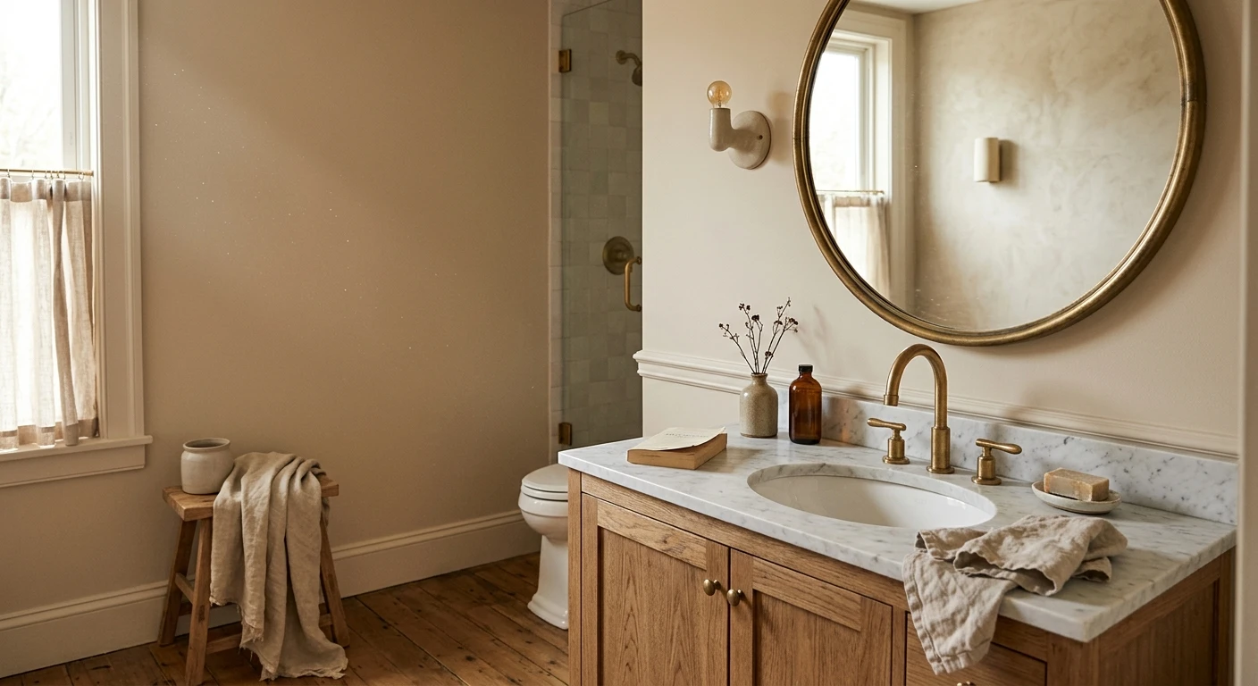 Beige Bathroom: 14 Best Paint Color Ideas 2026
