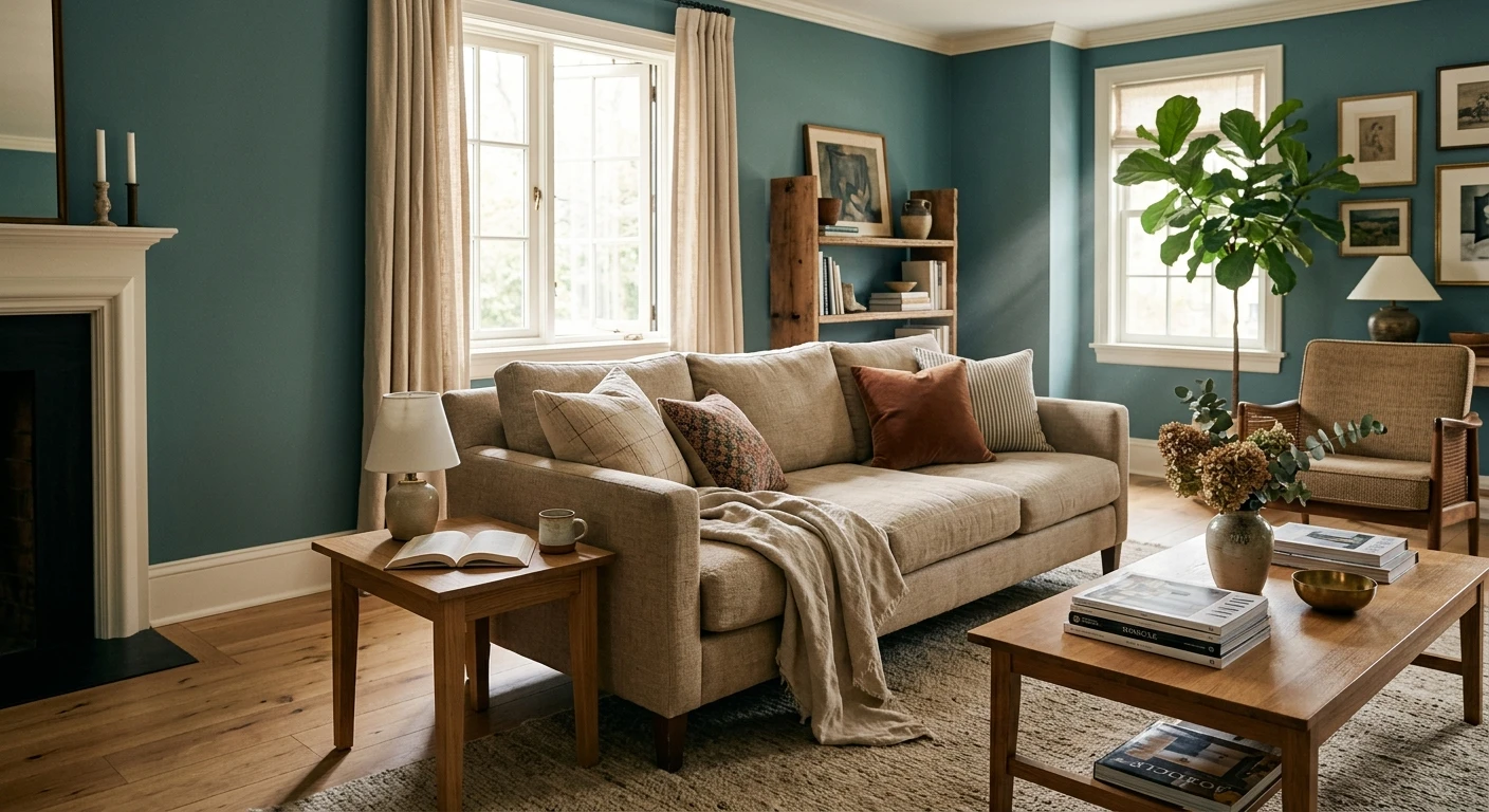 Benjamin Moore Aegean Teal 2136-40: Undertones
