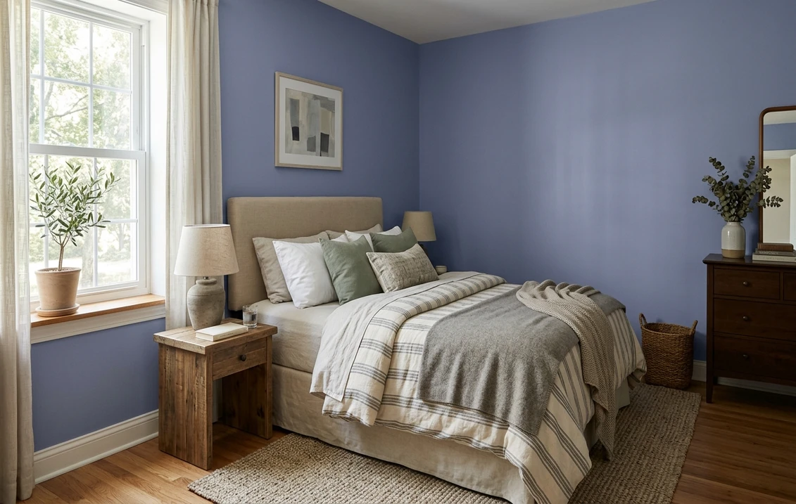 Benjamin Moore Blue Heather 1620: Undertones & Rooms