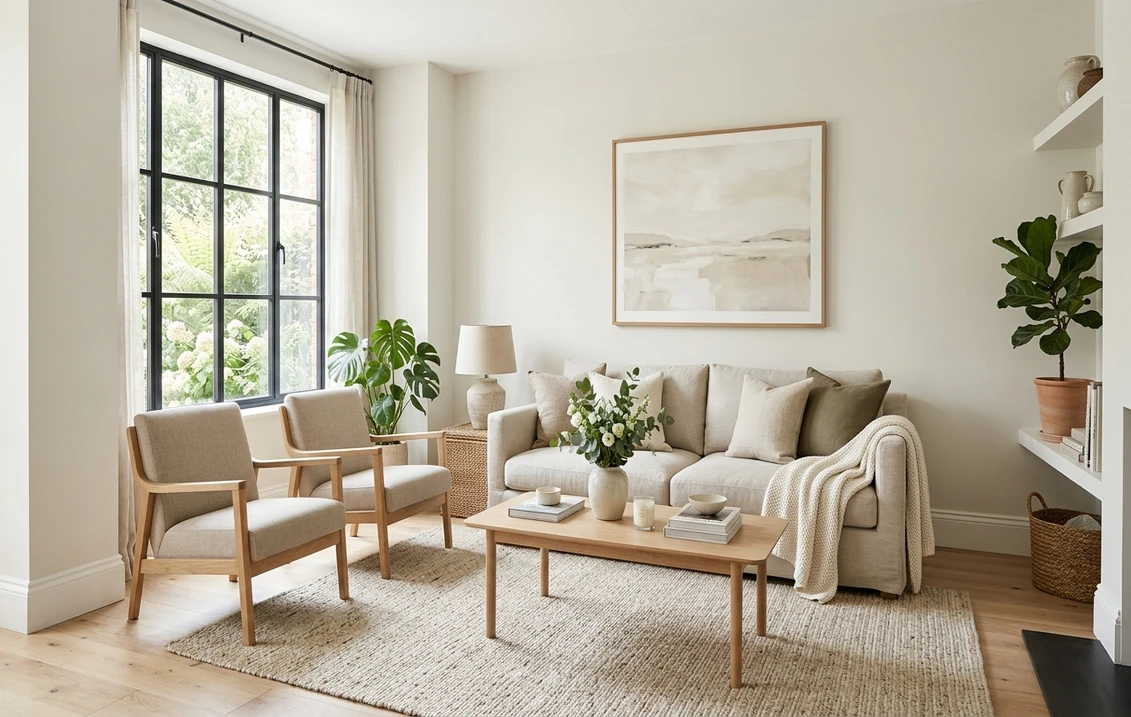 Benjamin Moore Classic Gray OC-23 on an interior wall