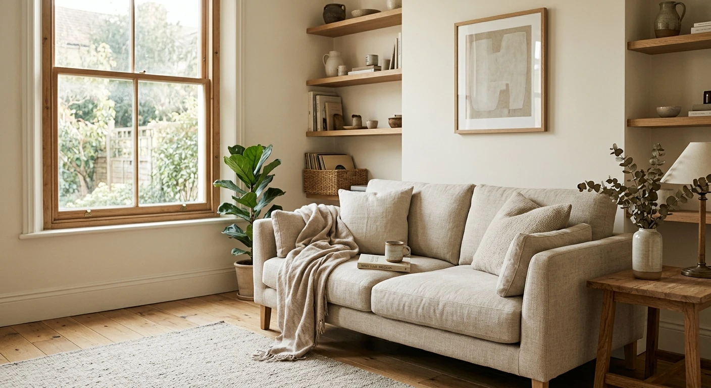 Benjamin Moore Cloud White OC-130 on an interior wall