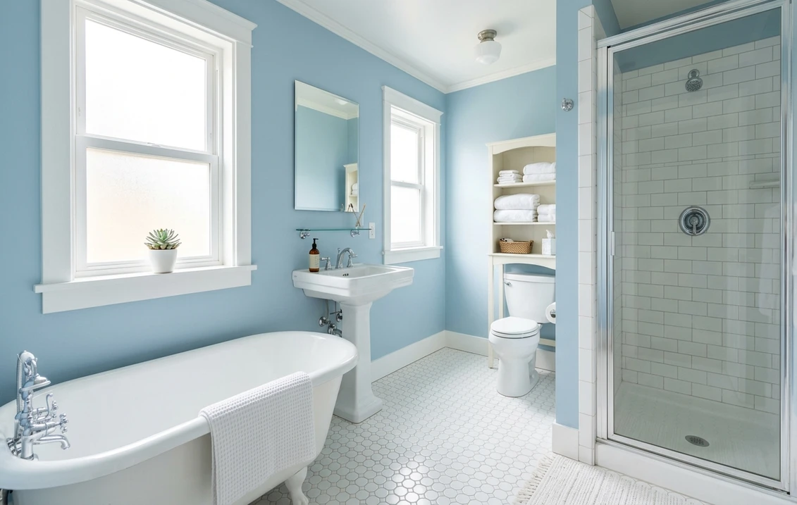 Benjamin Moore Hamilton Blue 848: Soft Blue Review