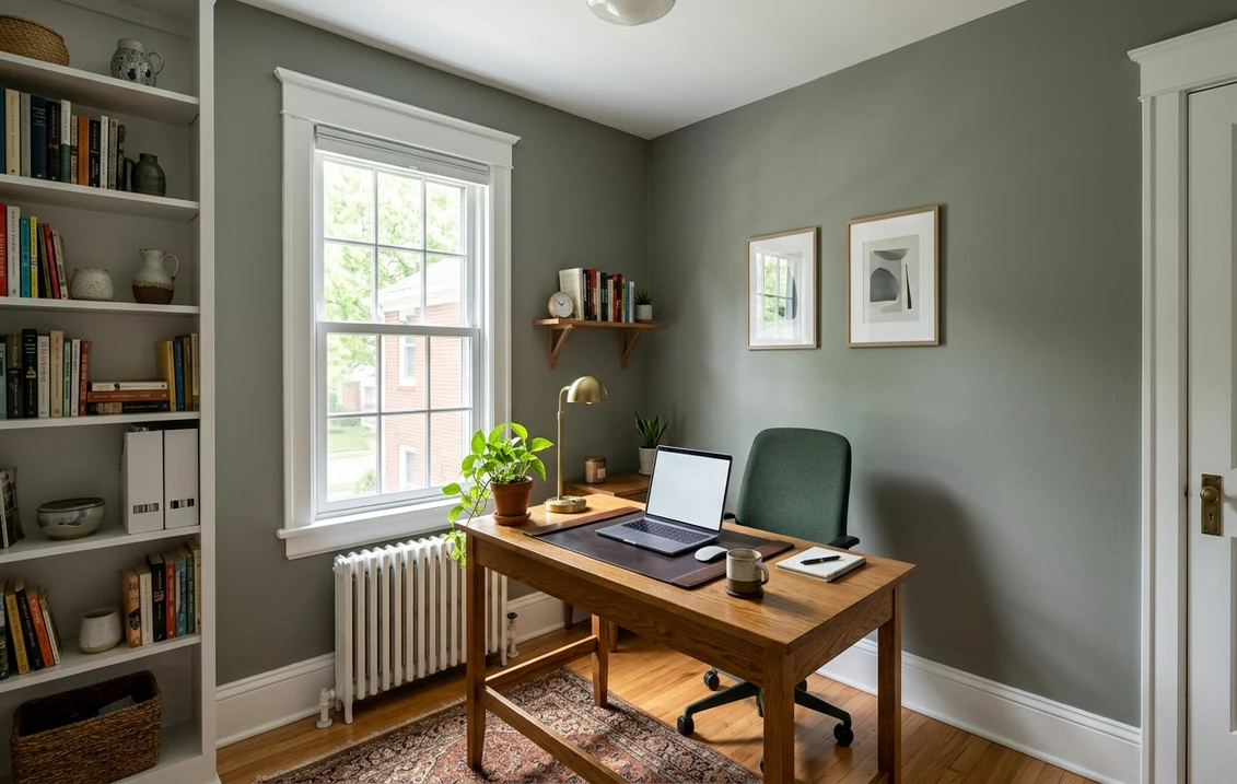 Benjamin Moore Heather Gray 2138-40: Undertones