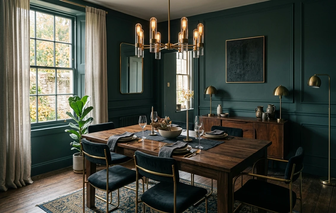 Benjamin Moore Newburg Green HC-158: Deep Teal