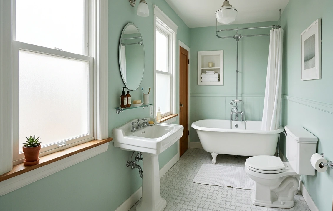 Benjamin Moore Seafoam Green 2039-60: Undertones