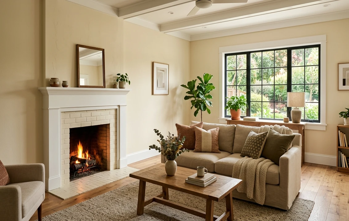 Benjamin Moore Windham Cream HC-6: Undertones