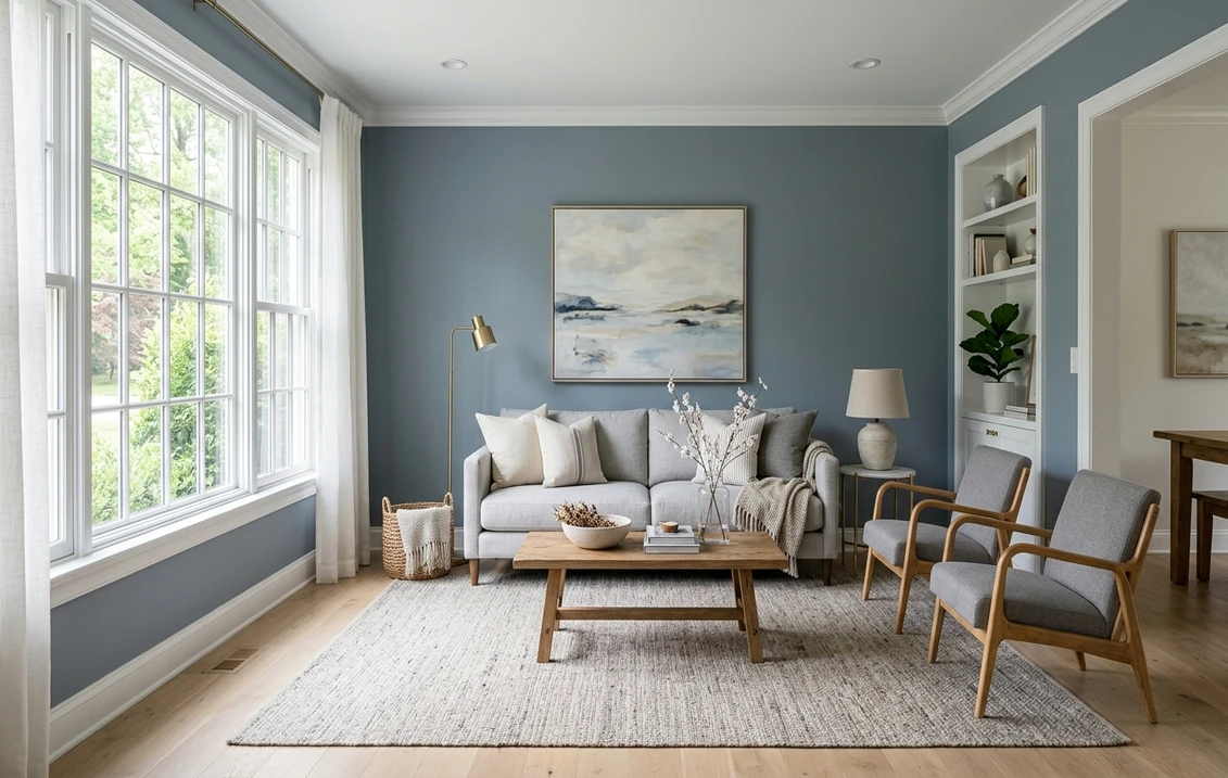 Blue Gray Paint: Undertones, Best Shades & Rooms