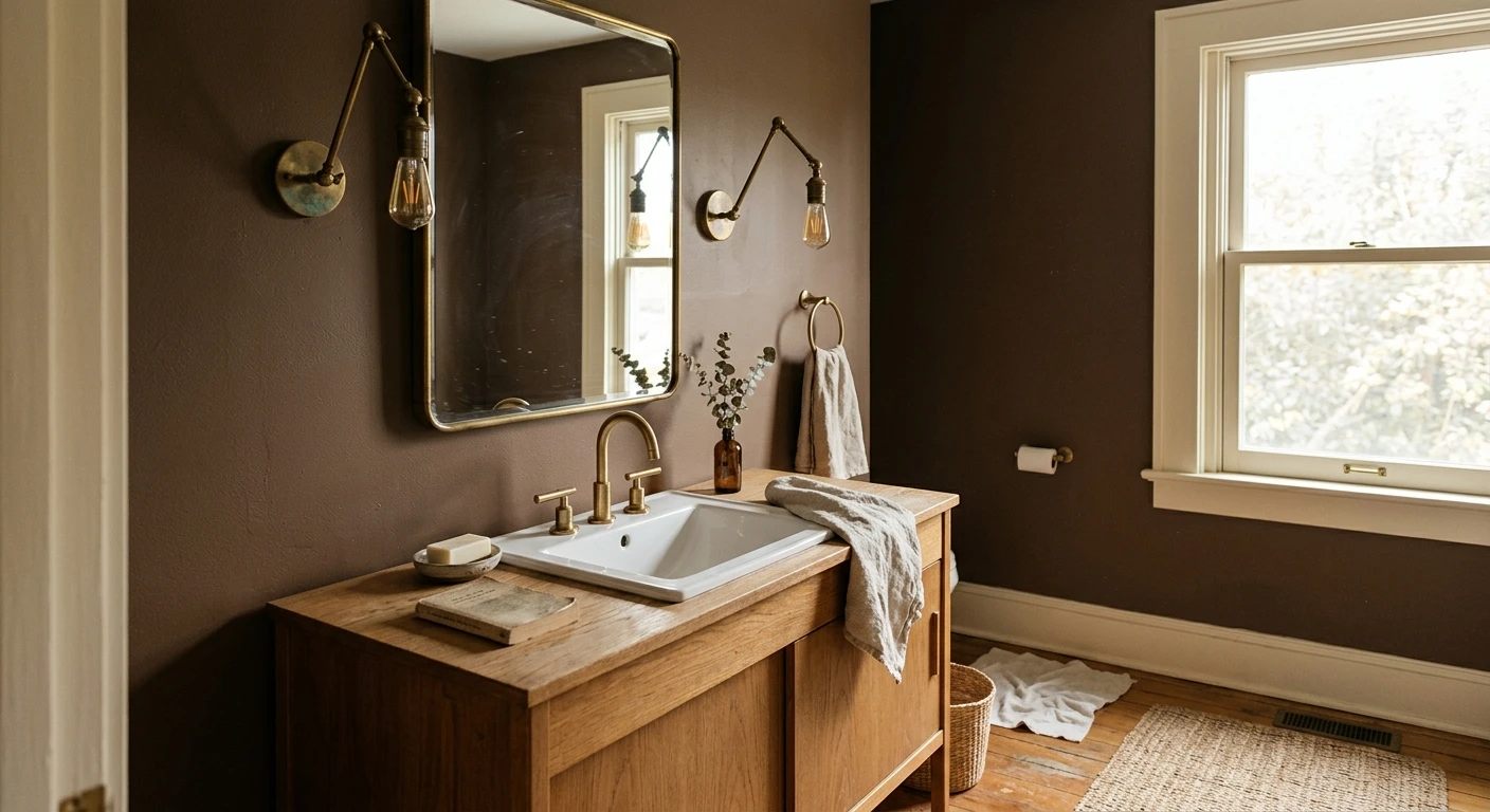 Brown Bathroom: 12 Best Paint Color Ideas 2026