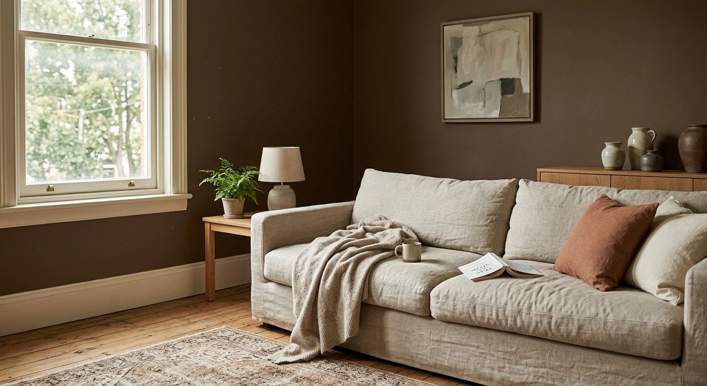 Brown Living Room: 14 Best Paint Color Ideas 2026