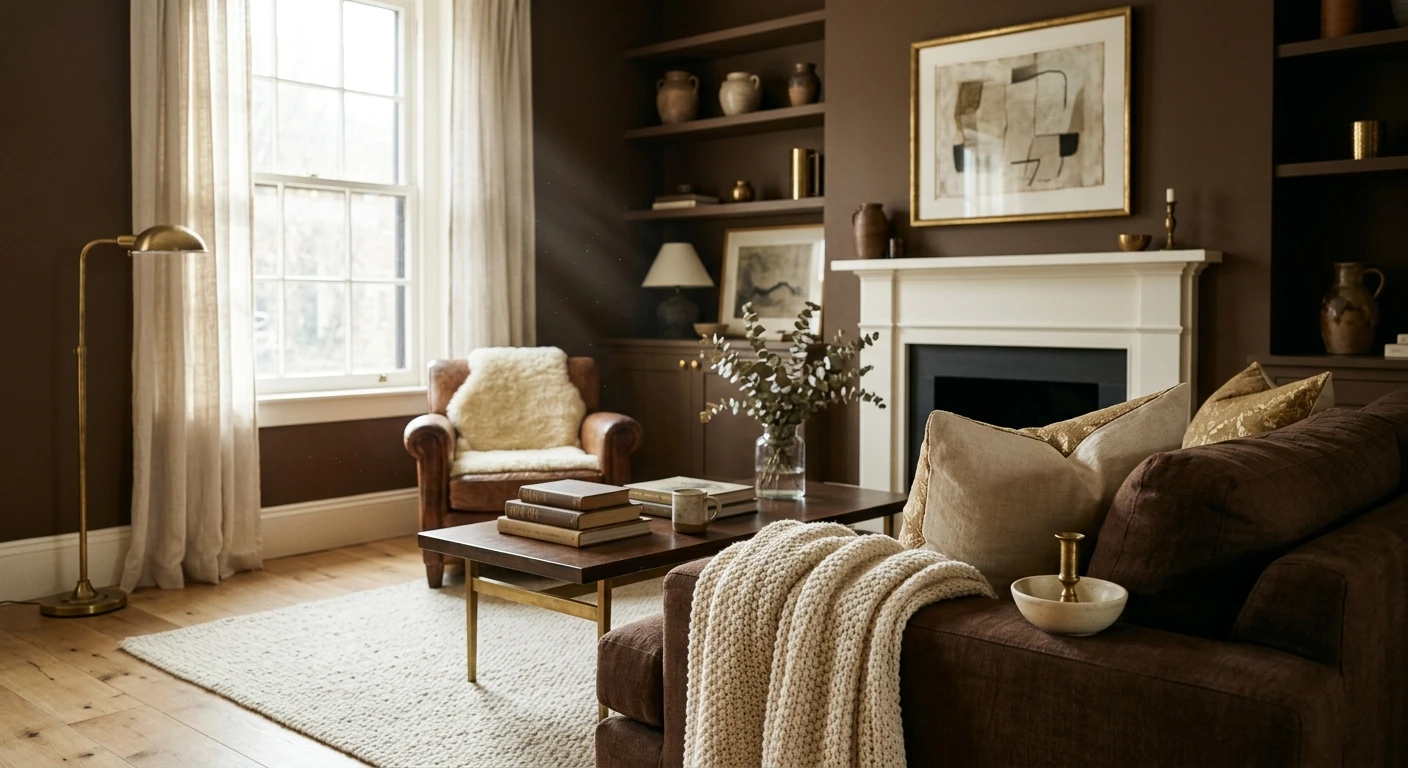 Brown Paint Colors: Rich Warm Interior Shades
