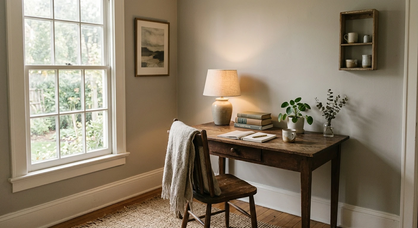 Behr Silver Drop 790C-2 light gray on an interior wall