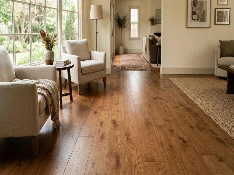 Minwax Special Walnut 224 wood stain on an interior hardwood floor