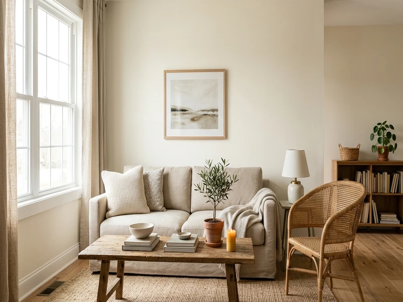 Sherwin-Williams Alabaster SW 7008 on kitchen cabinet doors, soft creamy white