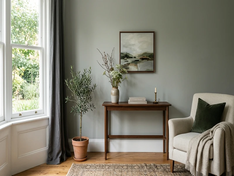 Sherwin-Williams Comfort Gray SW 6205 color card