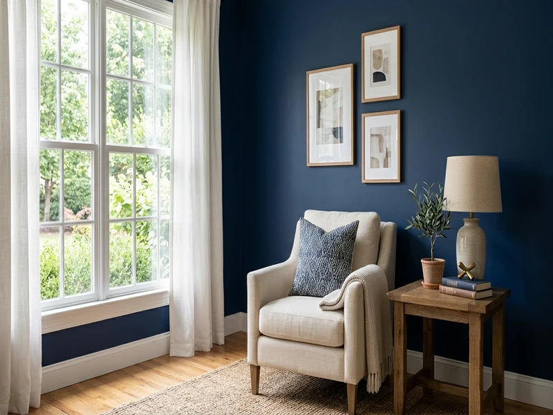 Sherwin-Williams Naval SW 6244 color card