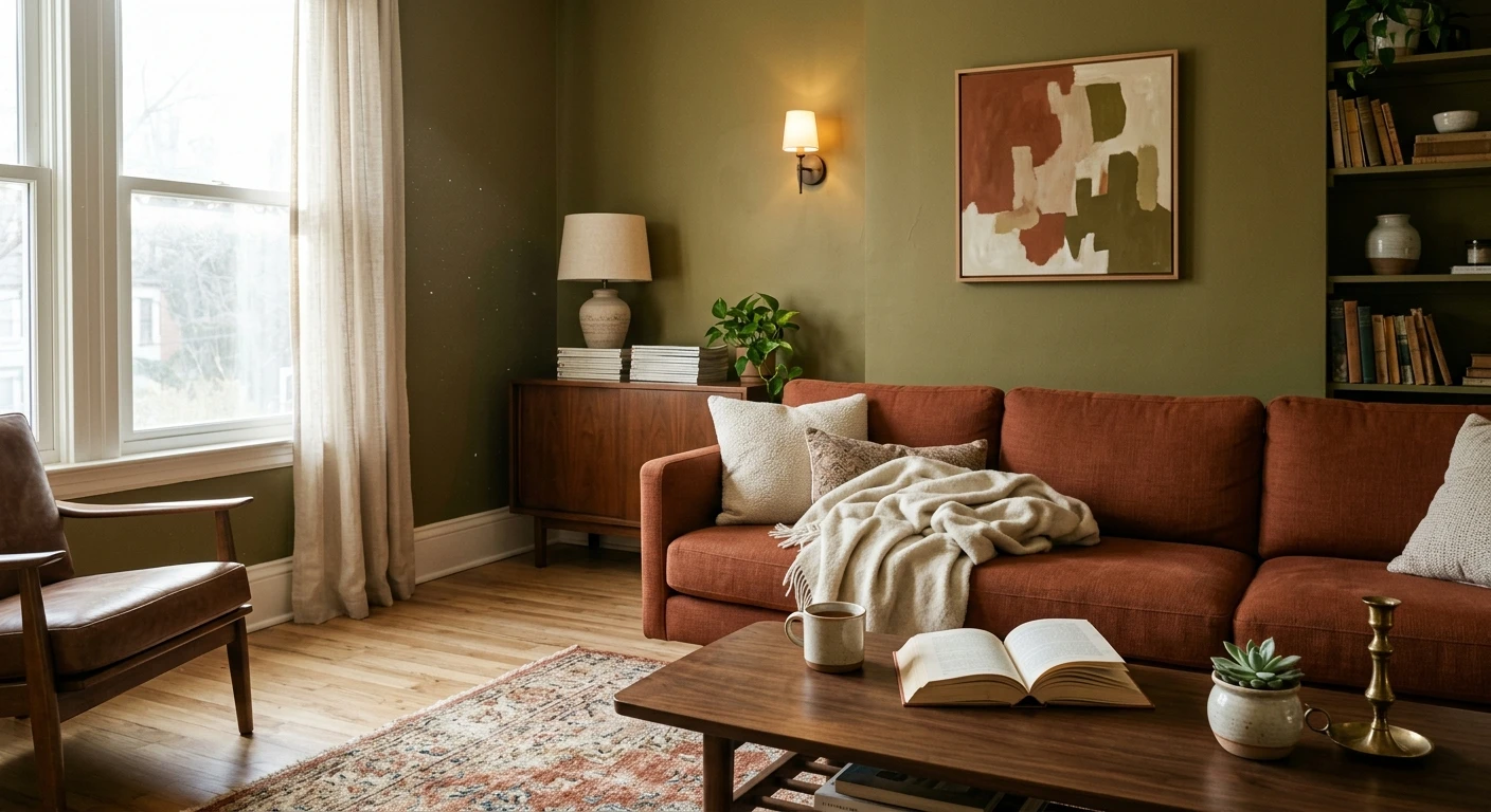 Colors That Go With Olive Green: Warm Pairings