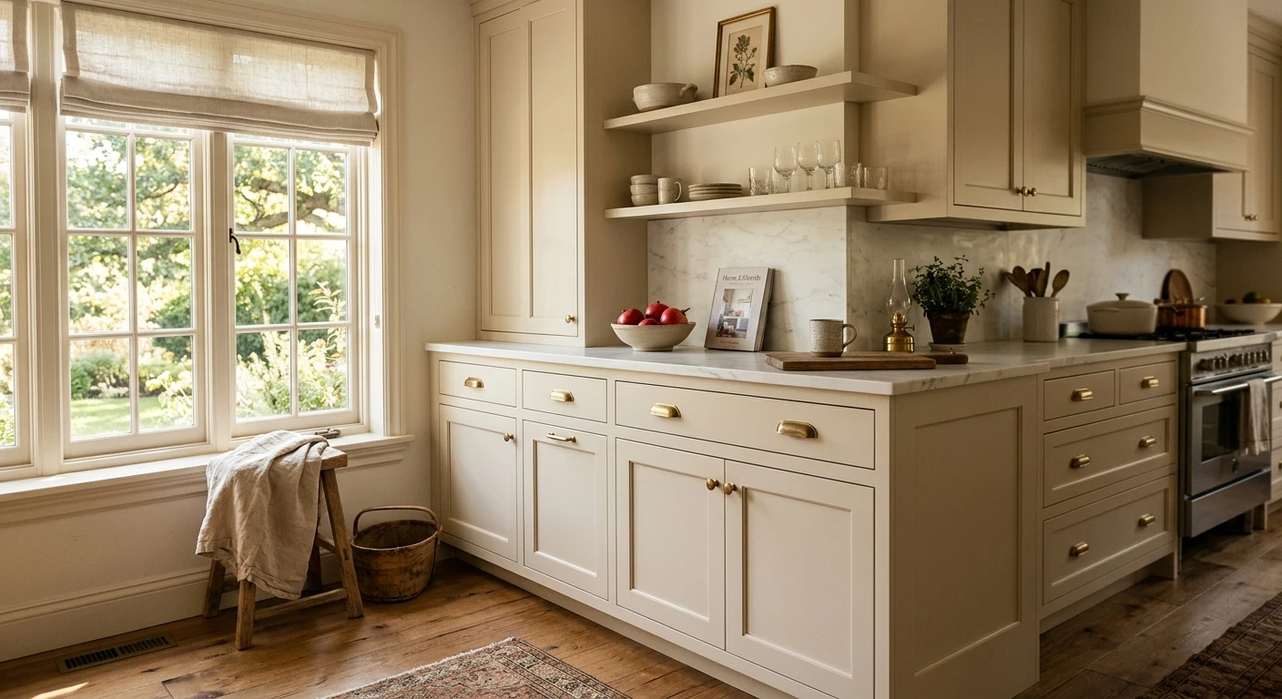 Beige Kitchen Cabinets & Cream Colors for 2026
