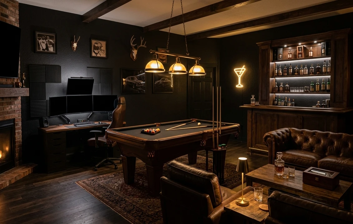 Top 12 Moody Game Room Paint Colors 2026 (Man Cave)