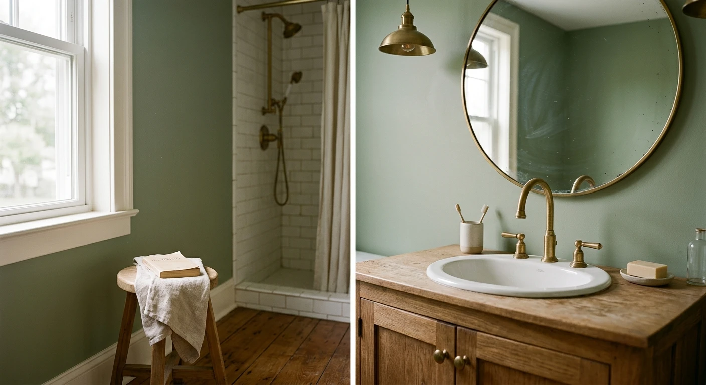 Green Bathroom: 15 Best Paint Color Ideas 2026