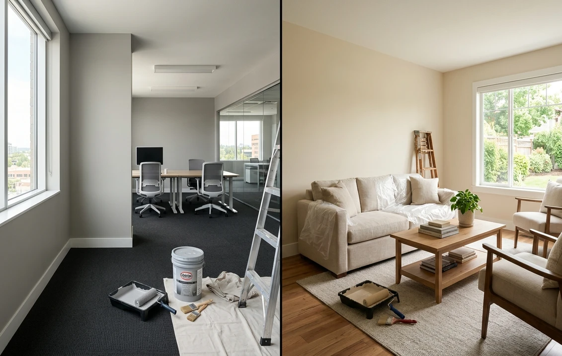 Commercial vs Residential Interior Painting 2026