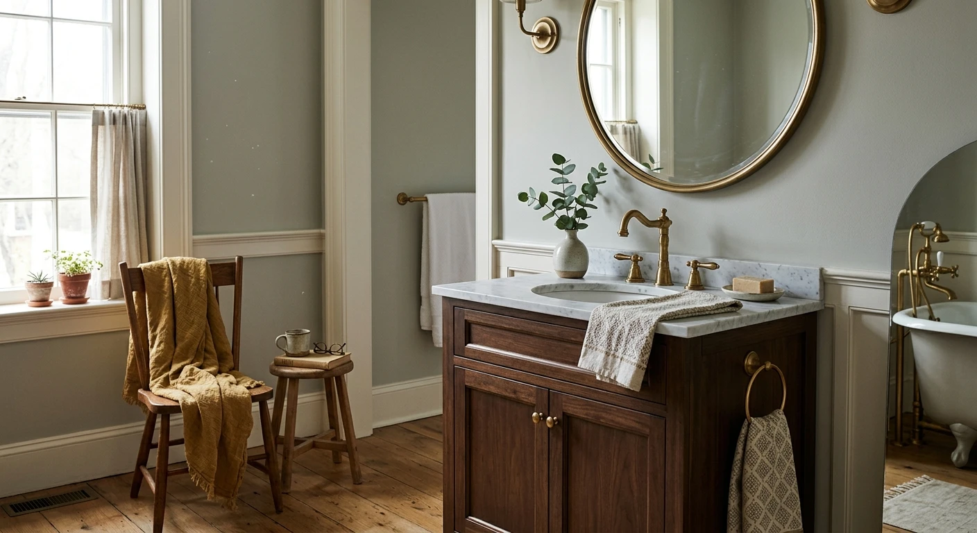 Sherwin-Williams Silver Strand SW 7057 on an interior wall