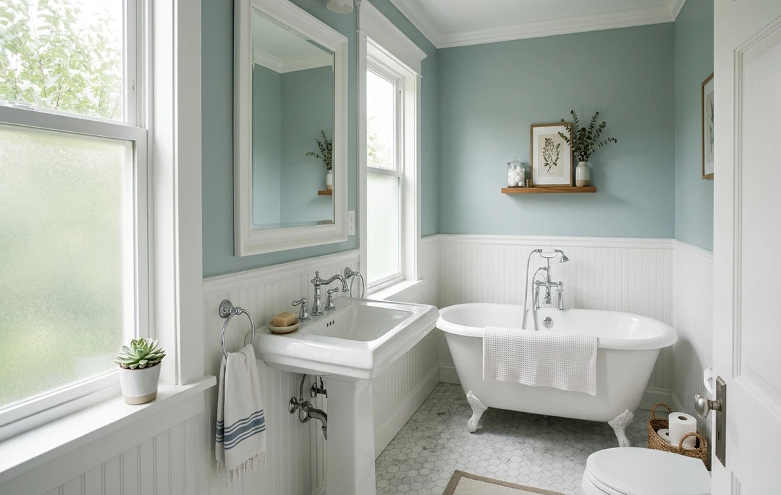 Benjamin Moore Equivalent of Silvermist (and Behr)