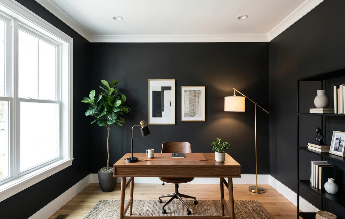 Benjamin Moore Equivalent of Tricorn Black (2026)