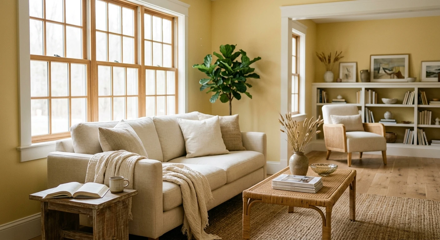 Yellow Paint Colors: 12 Cheerful Interior Shades