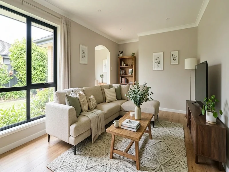 US home shown in Agreeable Gray Sherwin-Williams SW 7029