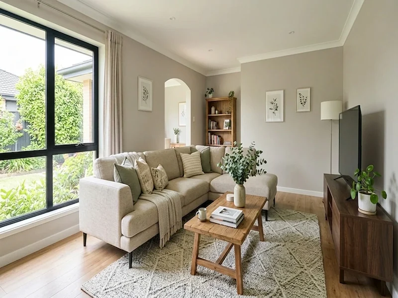 US home shown in Agreeable Gray Sherwin-Williams SW 7029