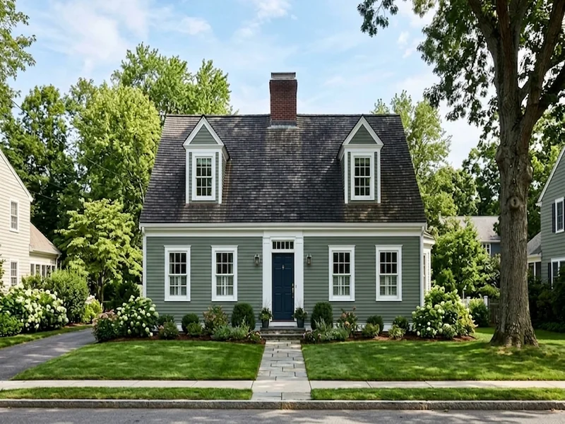 US home shown in Hidden Gem Behr N430-6A