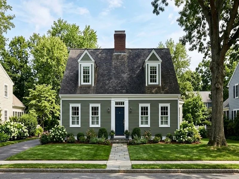 US home shown in Rosemary Sherwin-Williams SW 6187