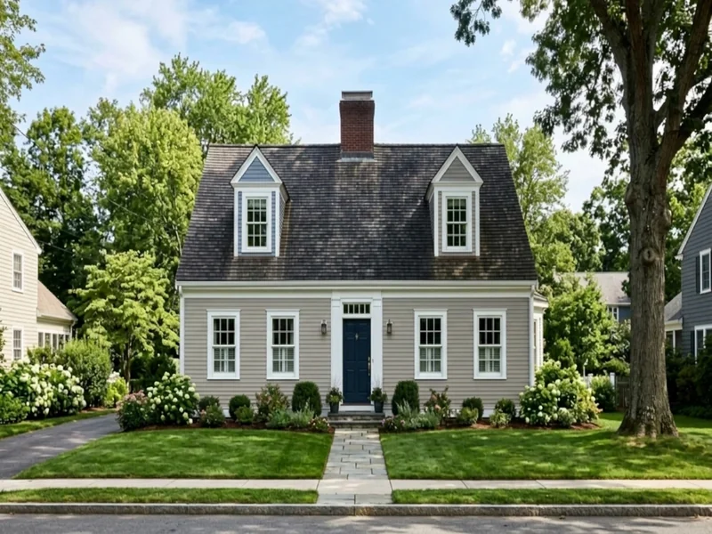 US home shown in Dorian Gray Sherwin-Williams SW 7017