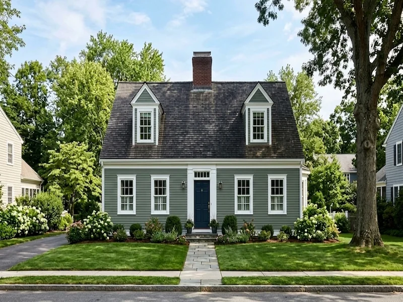 US home shown in Hidden Gem Behr N430-6A