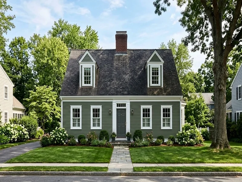 US home shown in Rosemary Sherwin-Williams SW 6187