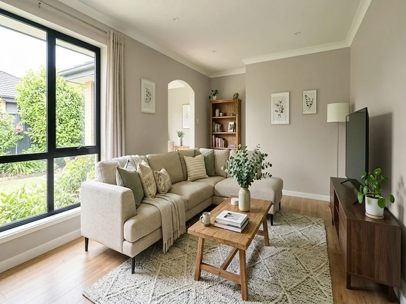 US home shown in Agreeable Gray Sherwin-Williams SW 7029
