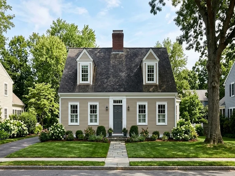 US home shown in Universal Khaki Sherwin-Williams SW 6150