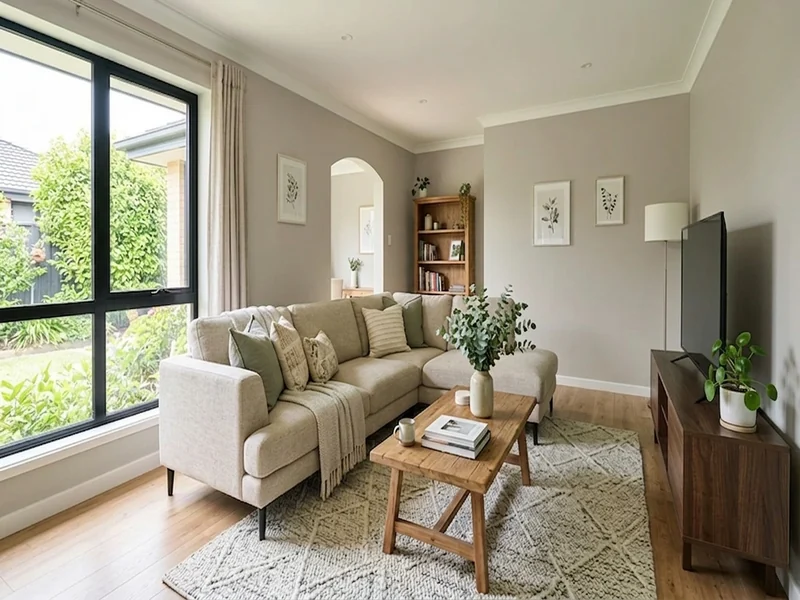 US home shown in Agreeable Gray Sherwin-Williams SW 7029