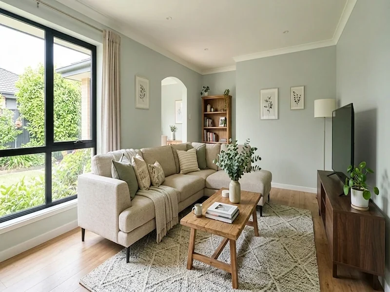 US home shown in Sea Salt Sherwin-Williams SW 6204