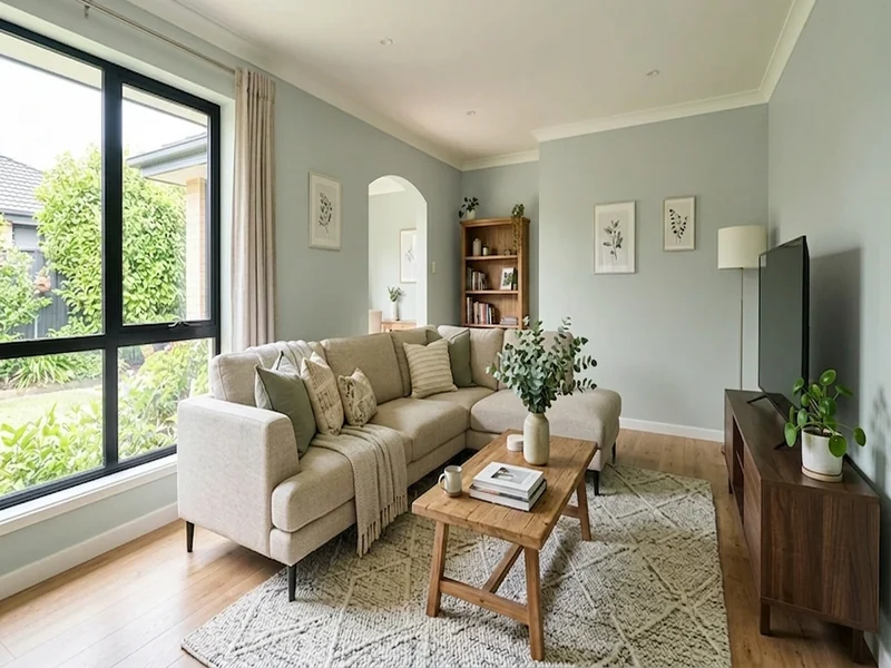 US home shown in Sea Salt Sherwin-Williams SW 6204