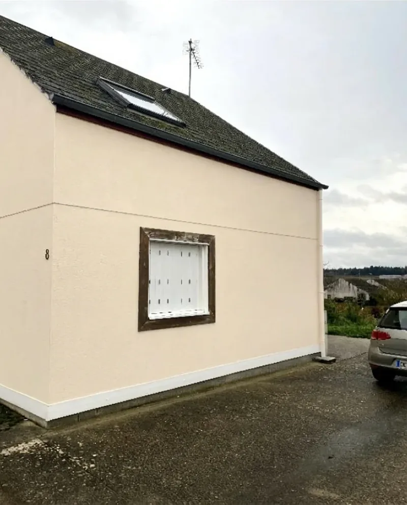Maison après simulation IA façade