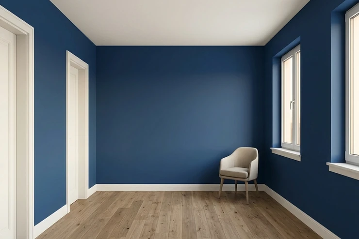Tiefblau + Reinweiß - Modern Produktiv
